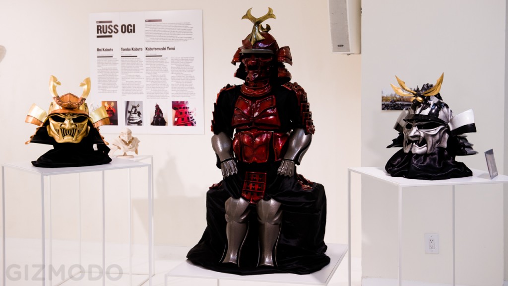 armadura samurai impressora 3D