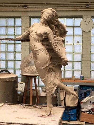 estatua impressa esculpida em marmore bitcorte maxdesign
